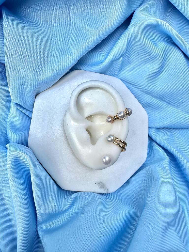 DOBLE EARRING PEARL