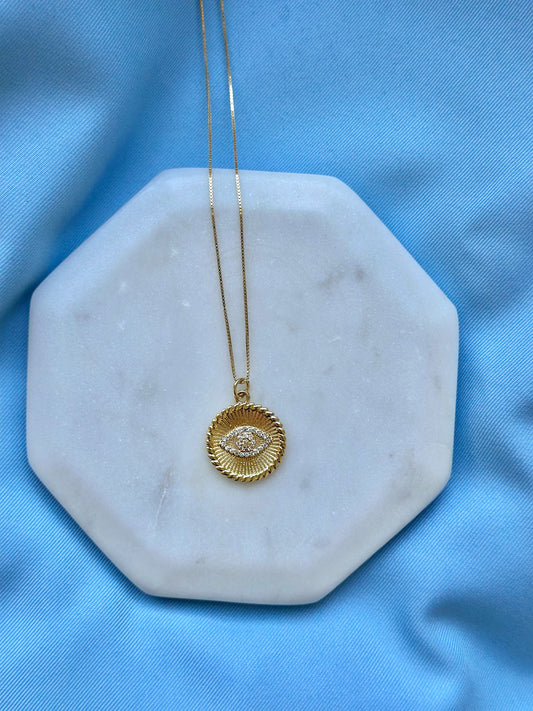 GOLDEN EYE NECKLACE