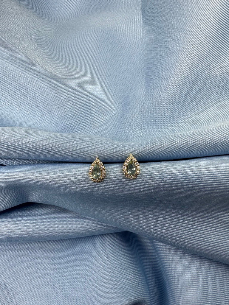 BLUE TEARS EARRING