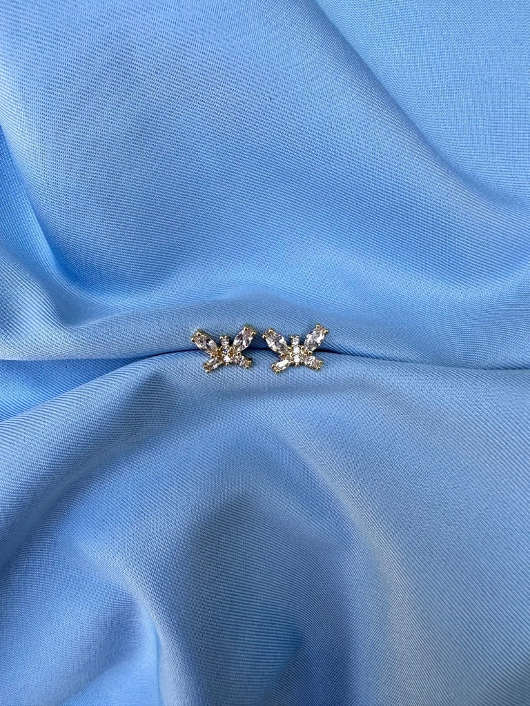 GOLD BUTTERFLY EARRINGS